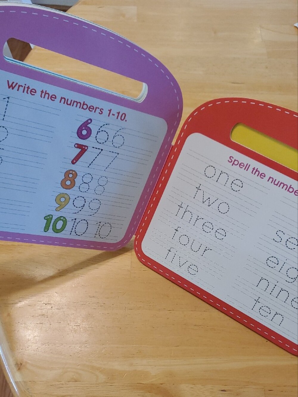Write & Wipe Number Learning Board - Multi-Color - Picture 4 of 6